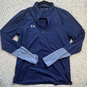 Navy Quarter zip
